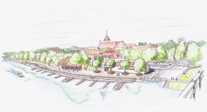 obnova nábřeží řeky Vltavy