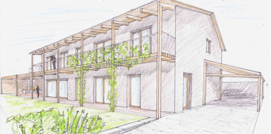 Rodinný dům v zahradě