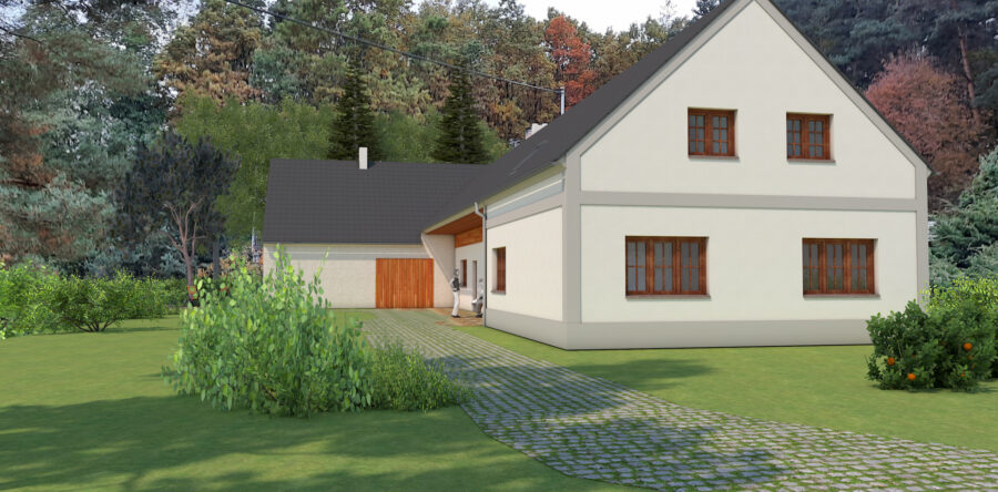 Rekonstrukce vesnického statku Hosty