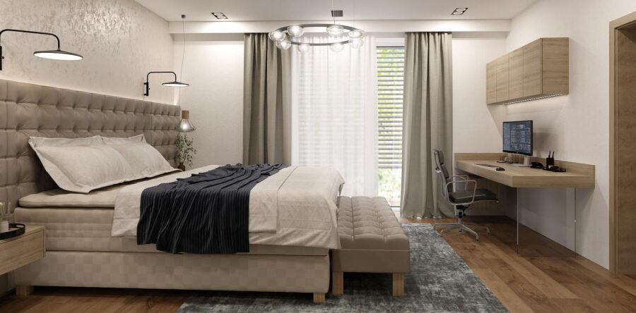 Rekonstrukce interiéru – ložnice a vstupní chodba